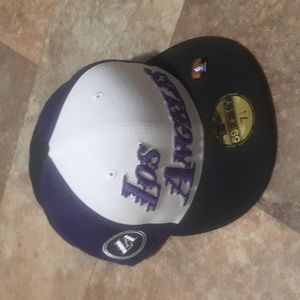 New. New Era City Edition Los Angeles Lakers Fitted Hat. Size 7 1/8